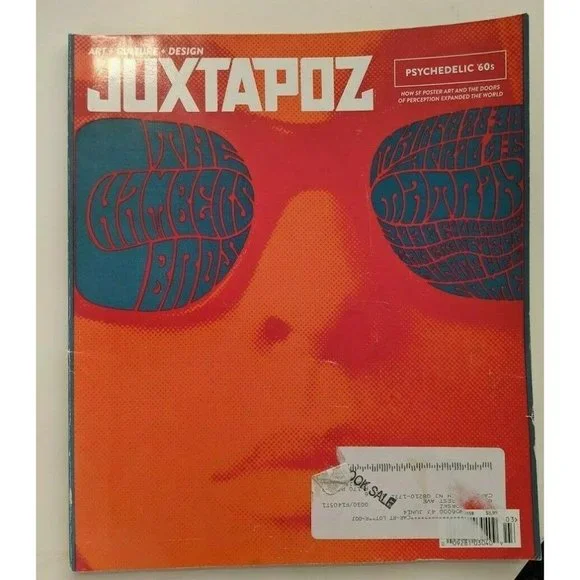 JUXTAPOZ ポスター Accents | Juxtapoz Art Magazine March 214 Psychedelic 60s